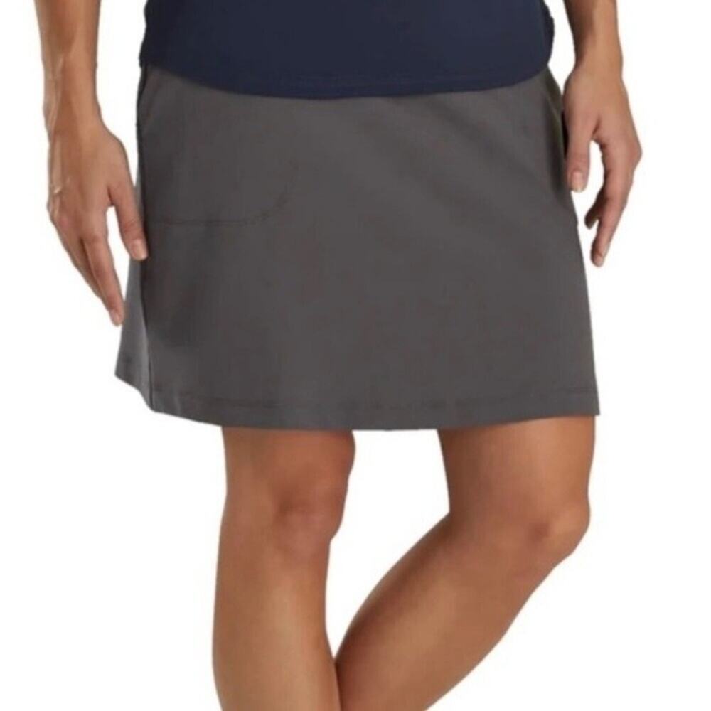 Footjoy pro dry golf performance Athletic Sporty golf skirt Skort gray XS